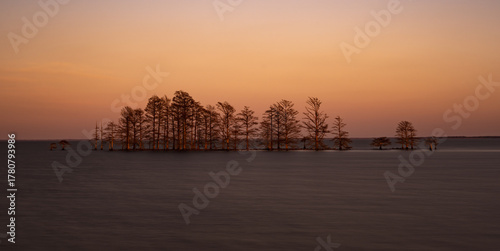Sunset on the lake