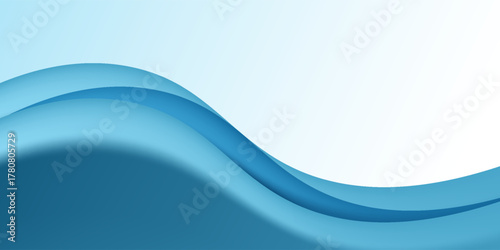 Shiny waves abstract corporate background. Vector design