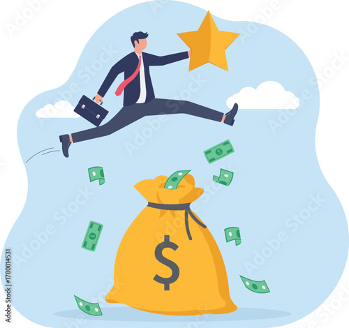 illustration of the importance of business quality in increasing profit and revenue.
