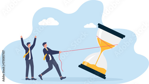 illustration of the ability to manage time effectively
