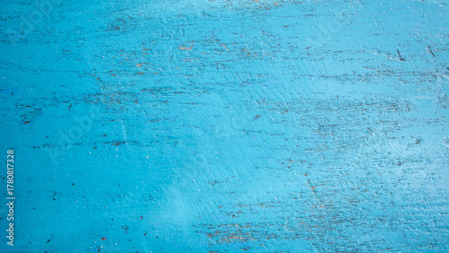 Photos wood with blue paint background