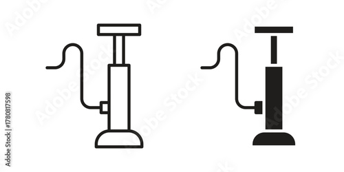 Air pump icon on white background. Stock vector icon