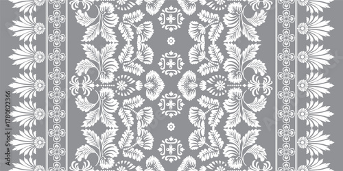 Ethnic Motifs Ikat floral paisley embroidery floral. ikat Saree Sarong oriental pattern traditional.Ikat embroidery style abstract embroidery design for texture,fabric,clothing,wrapping,decoration	
