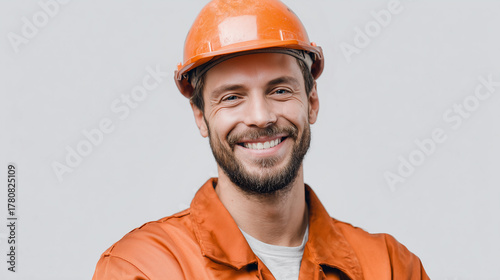 Industrial Worker in Full Protective Gear