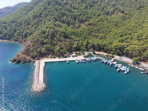 Tranquil Aegean Coastline and Crystal Blue Waters