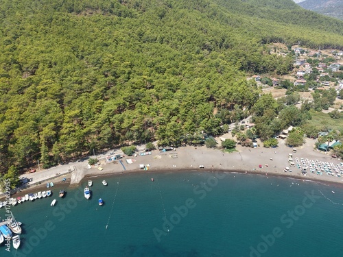 Tranquil Aegean Coastline and Crystal Blue Waters