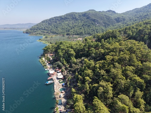 Tranquil Aegean Coastline and Crystal Blue Waters