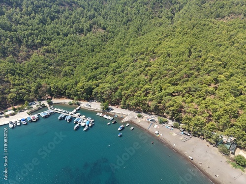 Tranquil Aegean Coastline and Crystal Blue Waters