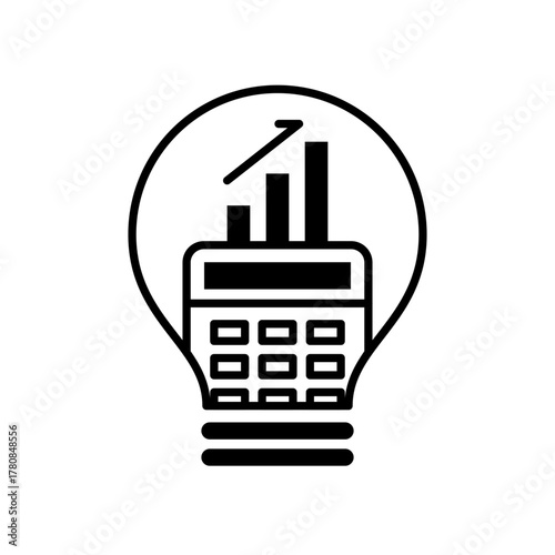 電気代の値上げをイメージしたアイコン