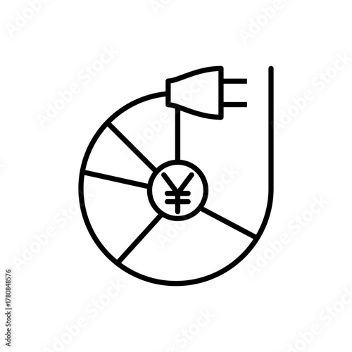 電気代をイメージしたアイコン