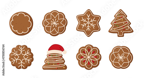 Delicious holiday gingerbread cookies for christmas baking and festive season treat designs and decorations