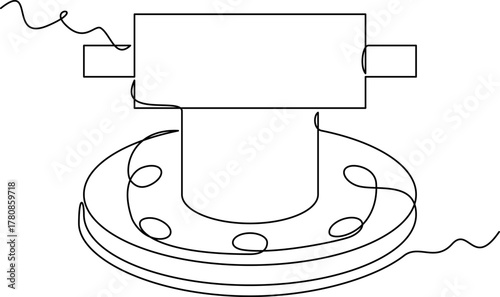 one line art Fire Draw Out Connection vector illustration. line art, one continuous line, simple, hand drawn and sketch style. for icons, symbols, signs or logos. PNG