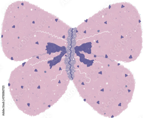 Cute Candy Ribbon Illustration