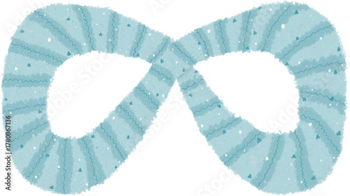 Cute Candy Ribbon Illustration