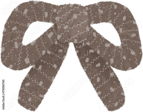 Cute Candy Ribbon Illustration