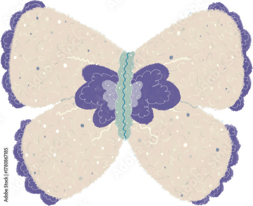 Cute Candy Ribbon Illustration