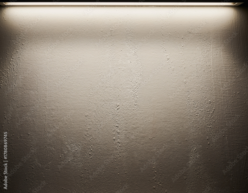 Obraz premium Smooth Concrete Wall Texture with Soft Warm Lighting – Minimal Modern Background