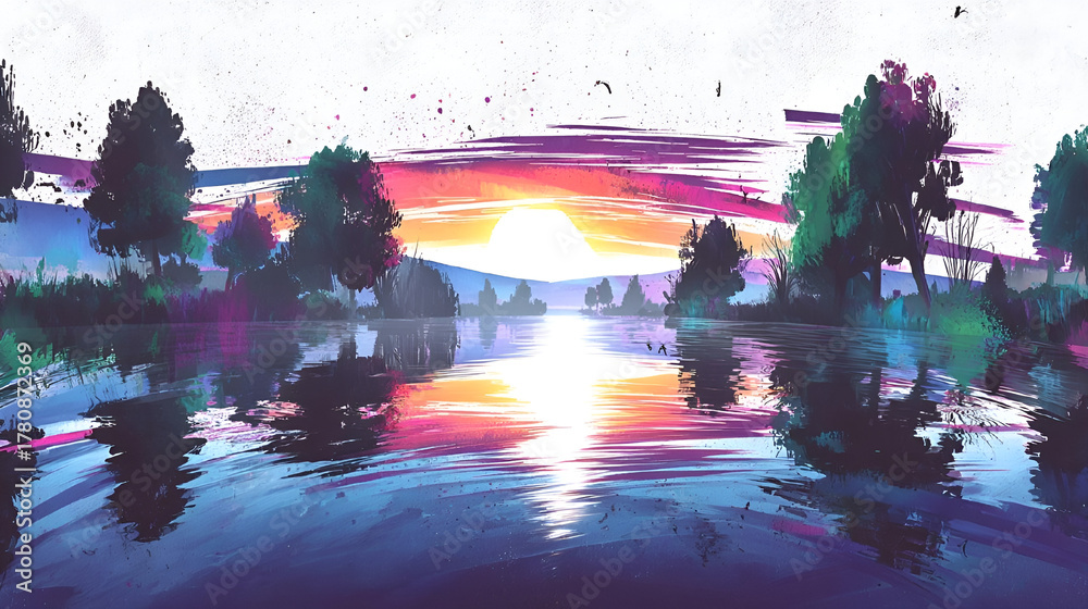 Obraz premium nature fragmented