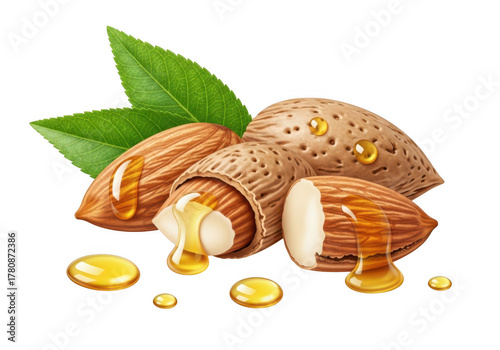 Delicious almonds with honey, showcasing their natural sweetness and health benefits