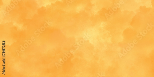 Yellow Wall Texture Background. texture yollow background. watercolor texture. Abstract fantasy smooth hand drawn digital art watercolor background with cloud smoke .