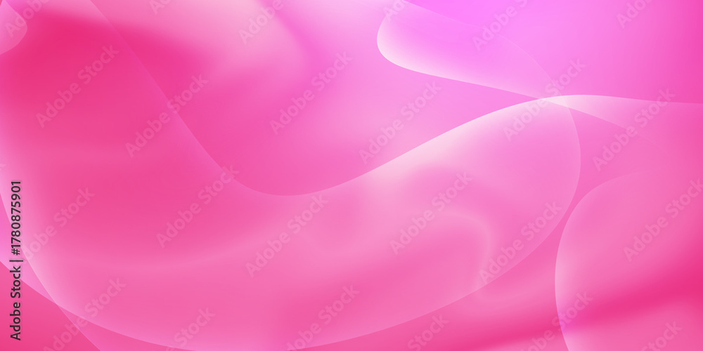 Fototapeta premium Illustration in the style of wave-shaped patterns with red pink gradient for online work and presentations