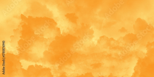 Yellow Wall Texture Background. texture yollow background. watercolor texture. Abstract fantasy smooth hand drawn digital art watercolor background with cloud smoke .