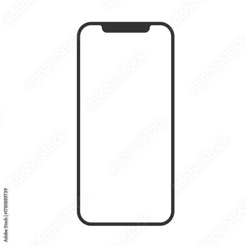 3d high quality vector smartphone mockups. Ultra realistic mobile device UI UX mockup for presentation template. Cellphone frame with blank screen isolated templates. 3d isometric illustration