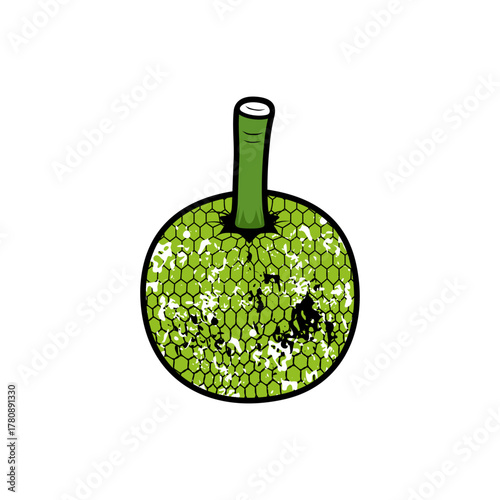 ripe bread fruit vector illustration