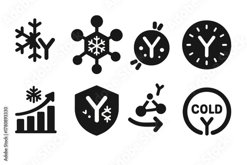 Cold Protein Icons. Line style icons of compliance culture: compliance scale icon, ethical training badge, reporting encouragement