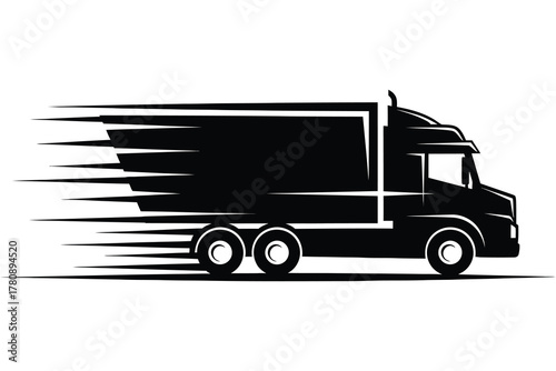 “Speedy Delivery Truck – Symbol of Fast and Reliable Logistics”