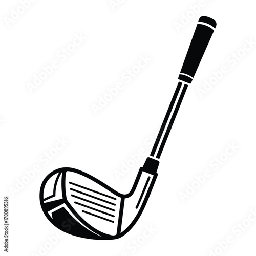 “Golf Club Icon – Symbol of Precision and Power on the Course”