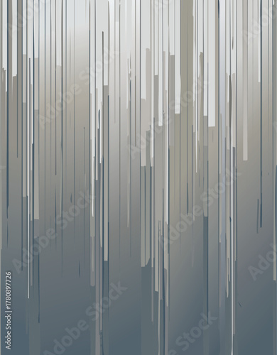 Abstract silver and gray vertical lines background with a modern design