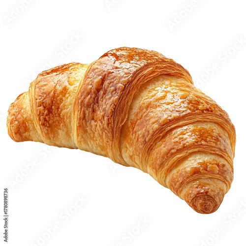 croissant isolated on white background