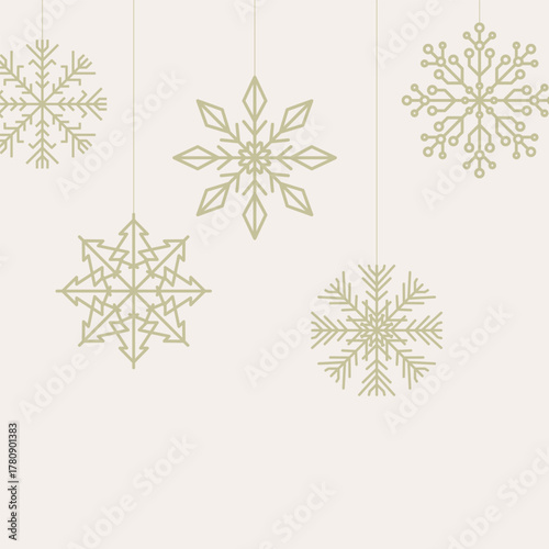 Snowflake snow freeze winter thin line outline icon. Snowflakes thin line icon set. Snowflake Simple illustration