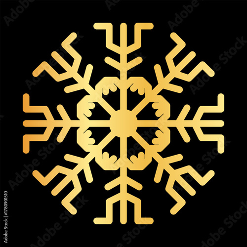 Snowflake snow freeze winter thin line outline icon. Snowflakes thin line icon set. Snowflake Simple illustration