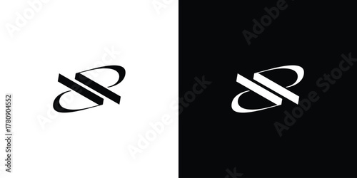 modern and unique letter DP initials logo design