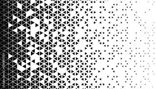 Black and white abstract transition pattern with with smoot effect for sporty and modern background. Fully editable vector element. Vector Format Illustration 