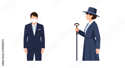 Two colorful fingerprints one blue and one green displayed closely