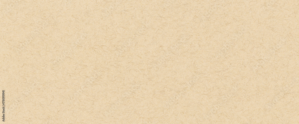 Fototapeta premium Light brown mulberry paper texture for an abstract background, graphic design element or arts and crafts project