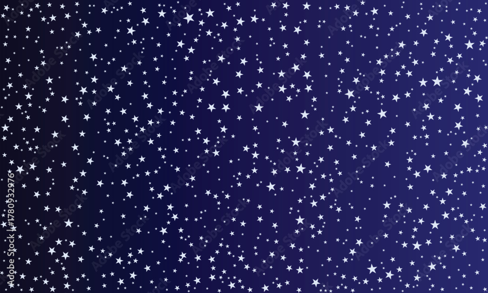 Fototapeta premium Ocean Night Gradient – Deep Navy and Royal Blue Starry Background, Beautiful Dark Space Wallpaper for Design, Web, and Print Artwork