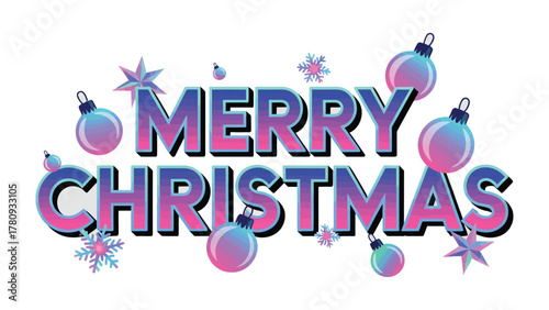 Festive Message: A visually stunning design to celebrate the holiday season, with shimmering text and elegant ornaments, embodying the warmth and cheer of this time of year.