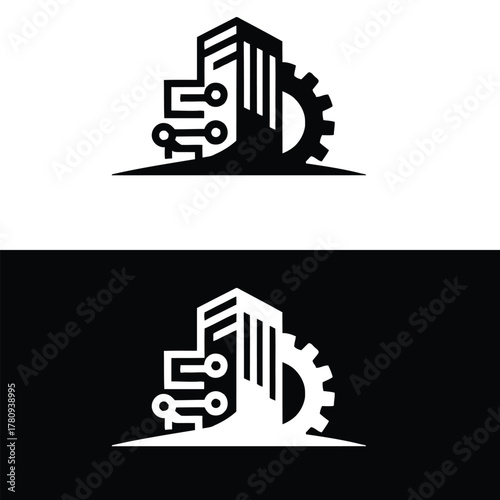 vector illustration of an old house