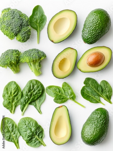 A seamless pattern featuring avocado and watercolor elements is ideal for towels and kitchen backgrounds