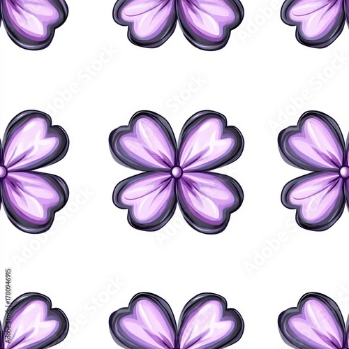 A seamless summer pattern is created with handmade watercolor flowers