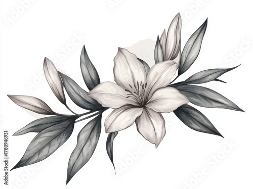 Collection of watercolor illustrations featuring branches, yellow flowers, and leaves suitable for greeting cards