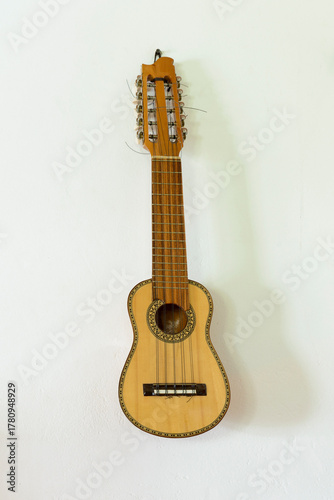Charango Latin Musical Instrument on a white wall