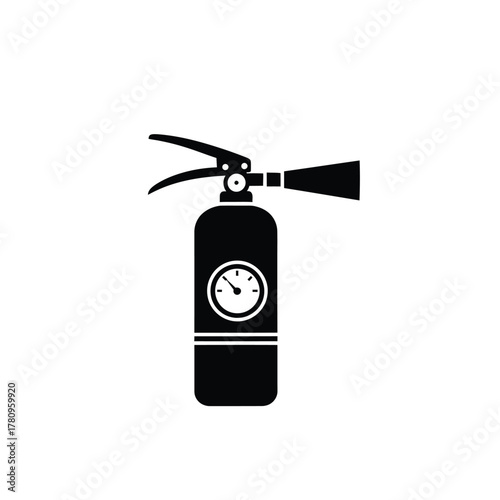 Fire extinguisher icon for emergency safety equipment symbol
