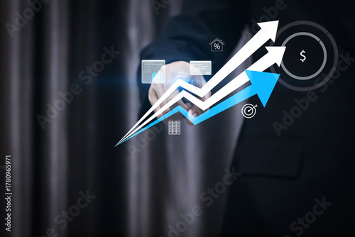 Photos AI drives business growth by analyzing trends, forecasting outcomes, identifying goals, and guiding decisions to achieve optimal strategic success