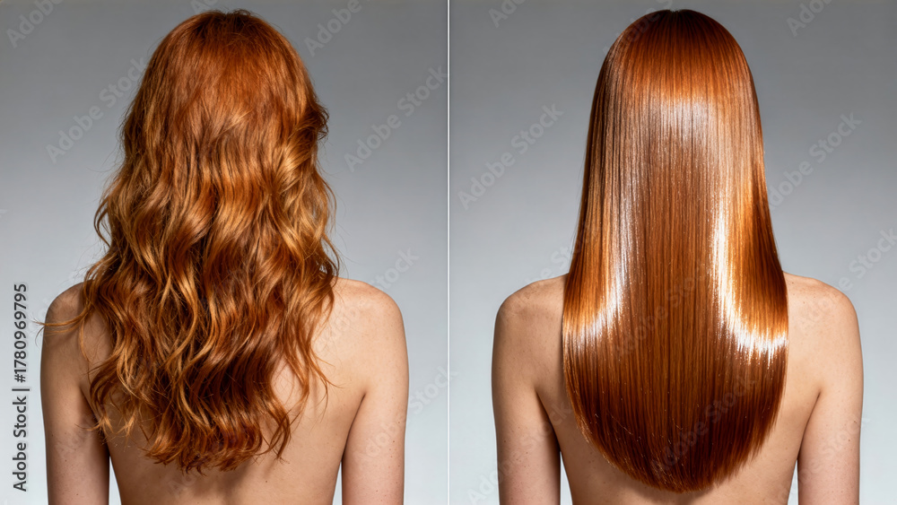 Fototapeta premium woman with long hair