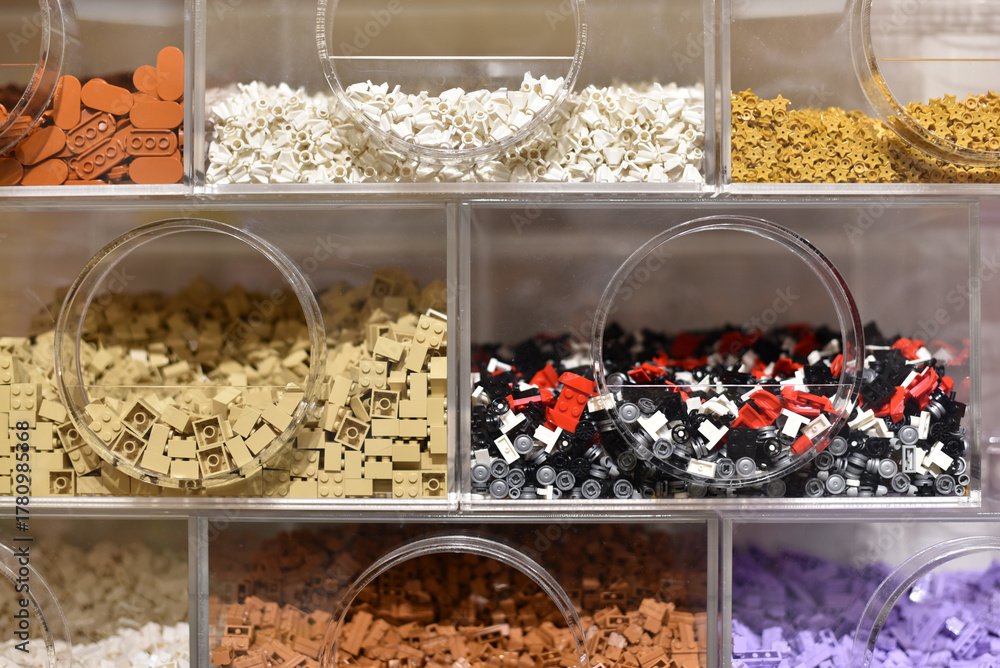 Obraz premium Multicolored Lego blocks